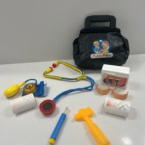 Fisher-Price 1988 Medical Kit (Incomplete)